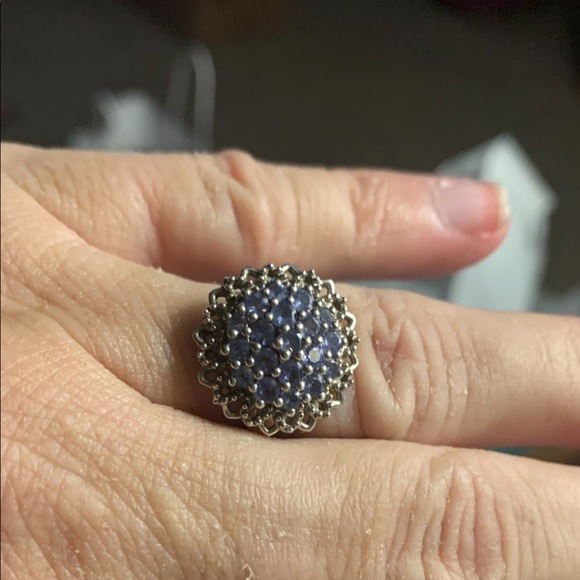 Sterling silver Genuine AA tanzanite ring 925 - Picture 5 of 9